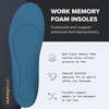 image:imageSuperfeet Work Memory Foam Insoles  AllDay Comfort for Work Boots Safety Toe Shoes and Long Shifts  12 MenWomen 13  Men 12