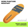 image:imageSuperfeet Work Puncture Resistant Insoles  Protective Underfoot Plate with SuperRev Cushioning amp Durable Support for Roomy Work Boots and Safety Footwear 10 Men  11 Women11 Men  12 Women